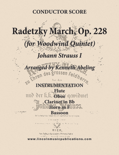 Radetzky March (for Woodwind Quintet) (arr. Kenneth Abeling)