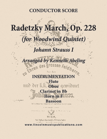 Radetzky March (for Woodwind Quintet) (arr. Kenneth Abeling)