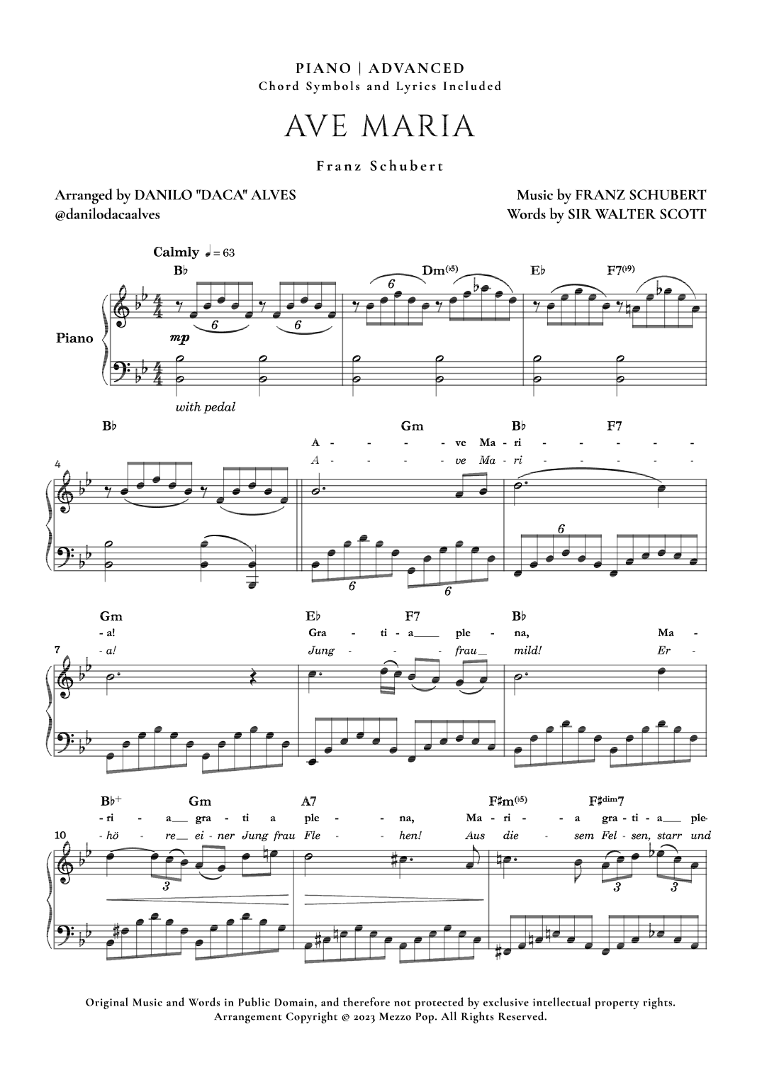 Ave Maria (arr. Danilo "Daca" Alves)