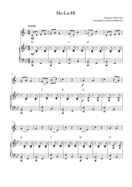 Ho-La-Hi (arr. Kaiserin Rebecca)