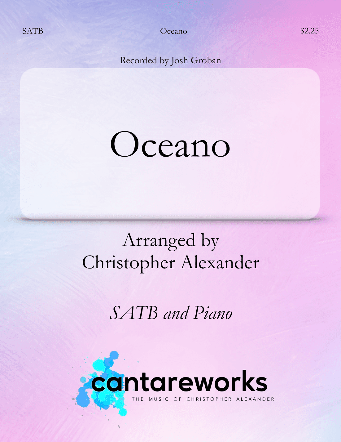 Oceano (arr. Christopher Alexander)