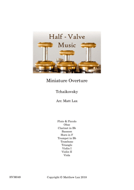 Nutcracker - Miniature Overture (Reduced orchestra) (arr. Matthew Lax)