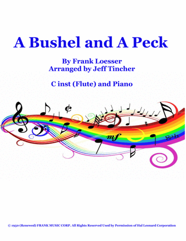 A Bushel And A Peck (arr. Jeff Tincher)