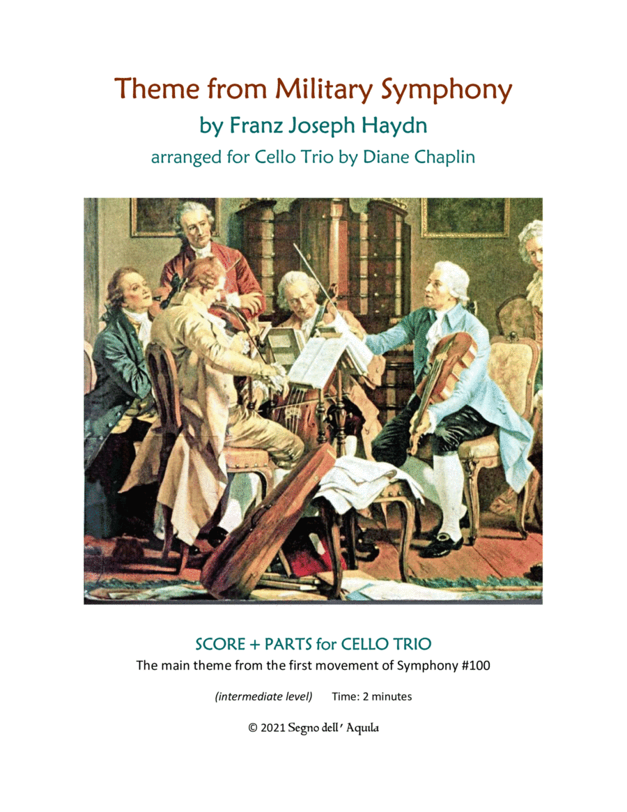 Military Symphony - 1st mvt Theme (arr. Diane Chaplin)