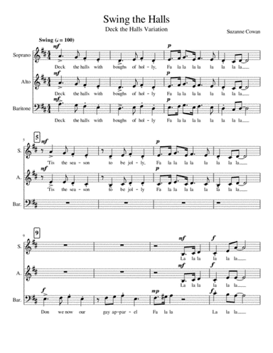 Swing the Halls (arr. Suzanne Cowan)
