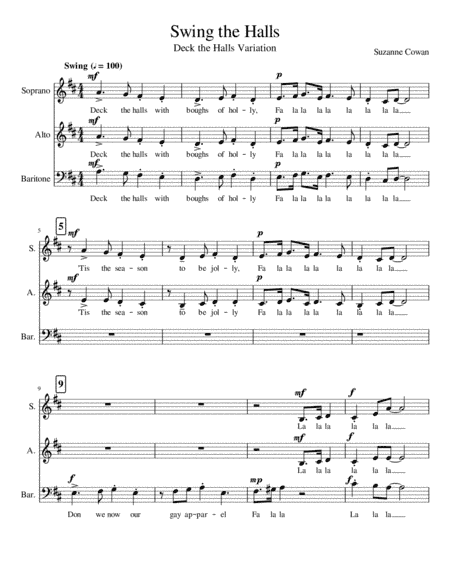 Swing the Halls (arr. Suzanne Cowan)