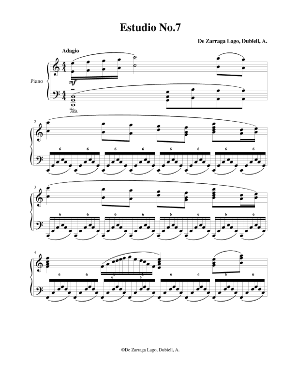 Ten Etudes No.7