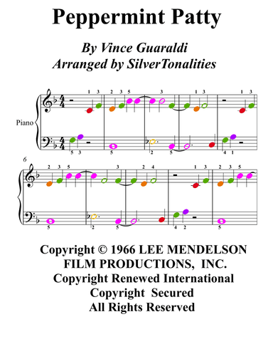 Peppermint Patty (arr. SilverTonalities)