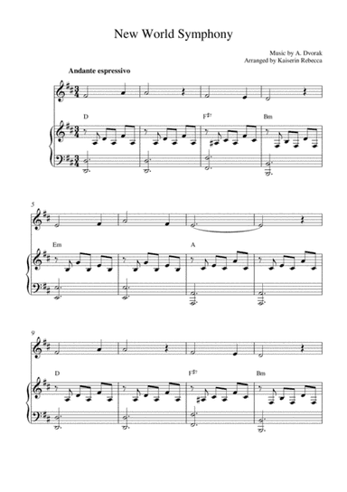 New World Symphony (arr. Kaiserin Rebecca)