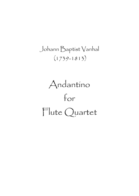 Andantino (arr. Spence Bundy)
