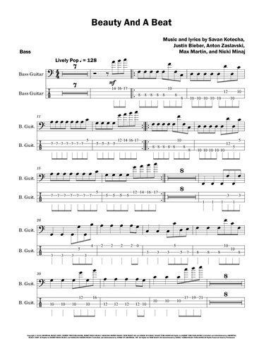 Beauty And A Beat (arr. David Lartey)
