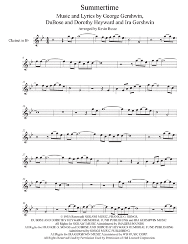 Summertime (arr. Kevin Busse)