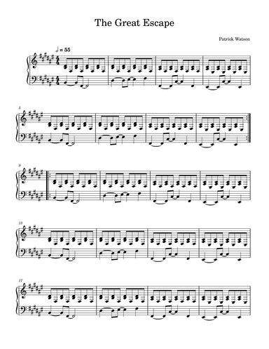 The Great Escape (arr. Phoebe Hughes)