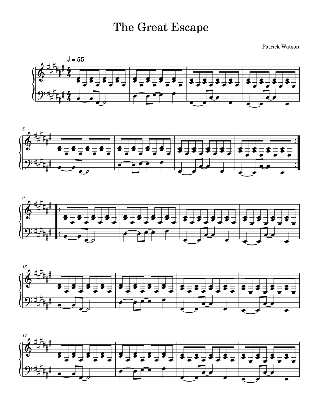 The Great Escape (arr. Phoebe Hughes)