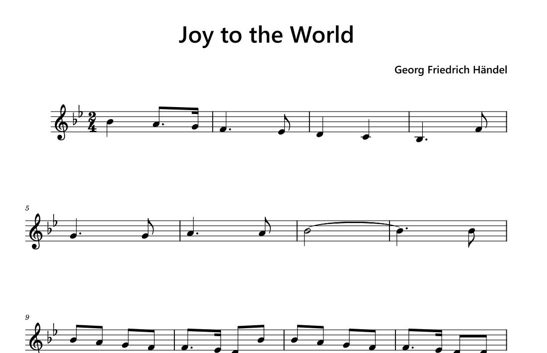 Joy to the World (arr. Funtom)