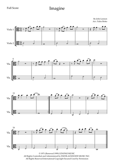 Imagine (arr. Fabio Britto)