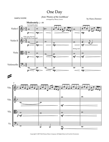 One Day (arr. Sherry Lewis)