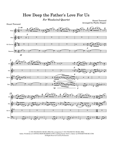 How Deep The Father's Love For Us (arr. Phyllis Hopper)
