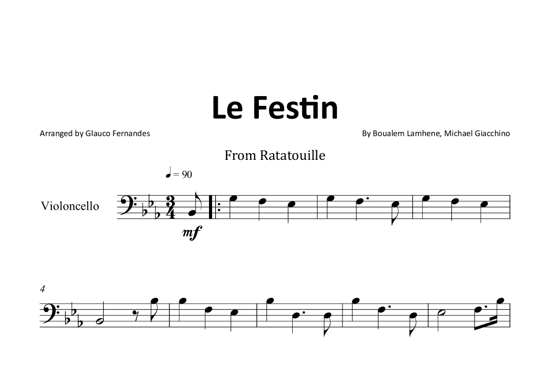 Le Festin (arr. Glauco Fernandes)