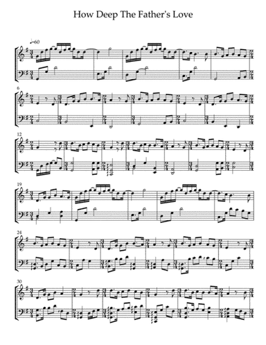 How Deep The Father's Love For Us (arr. mcbleke)