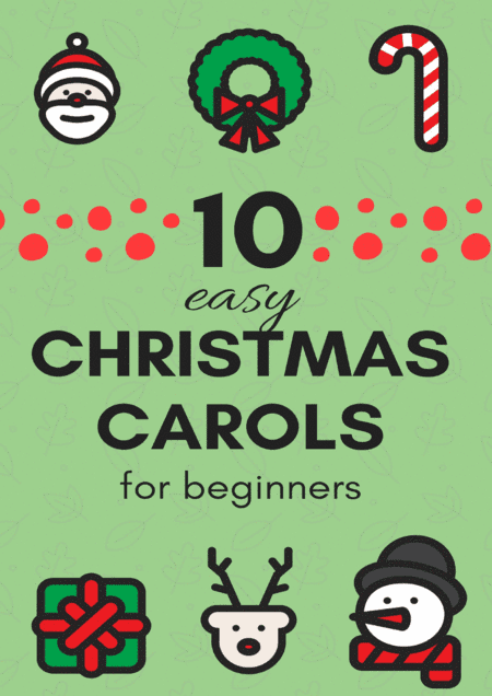 10 Easy Christmas Carols for Oboe Beginners (Music for Children) (arr. Cadenza Editions)