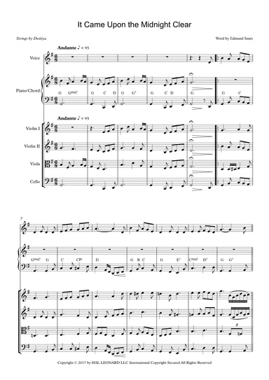 It Came Upon the Midnight Clear (arr. Dwitiya)