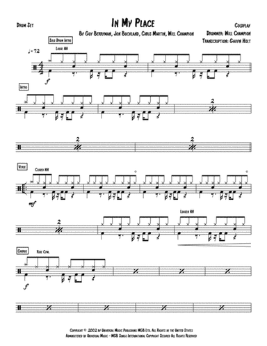 In My Place (arr. Gavyn Holt)