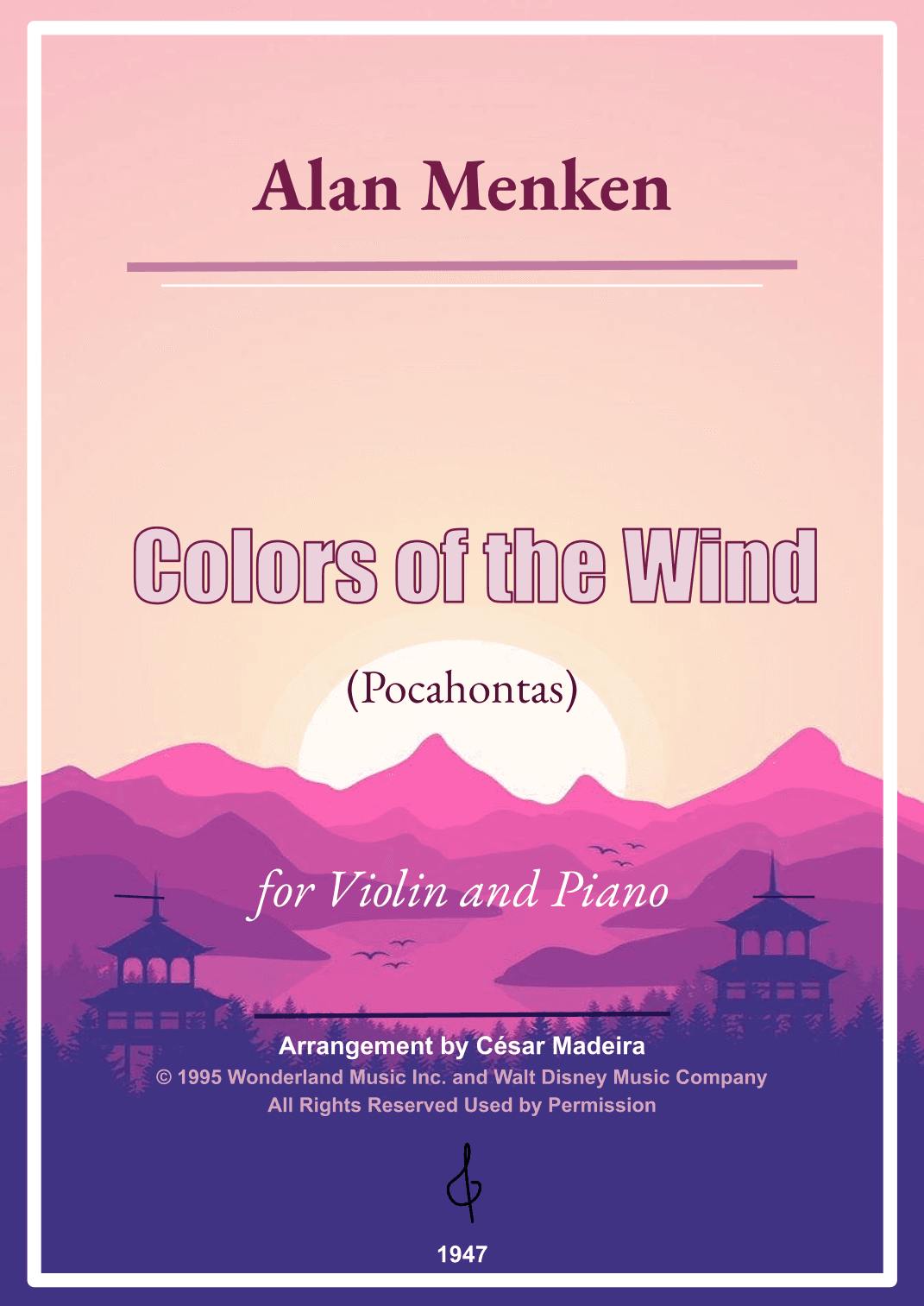 Colors Of The Wind (arr. César Madeira)