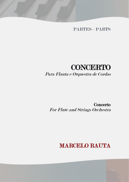 Concerto para Flauta e Orquestra de Cordas (Concerto for Flute and String Orchestra) - SET OF PARTS