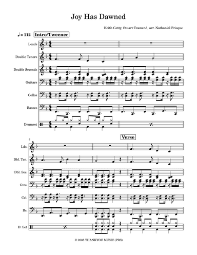 Joy Has Dawned (arr. Nathaniel Frisque)