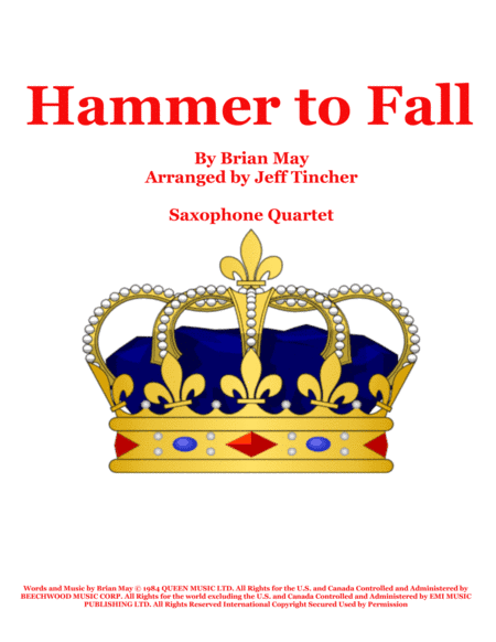 Hammer To Fall (arr. Jeff Tincher)