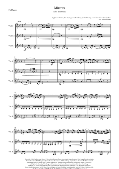 Mirrors (arr. Fernando Britto)