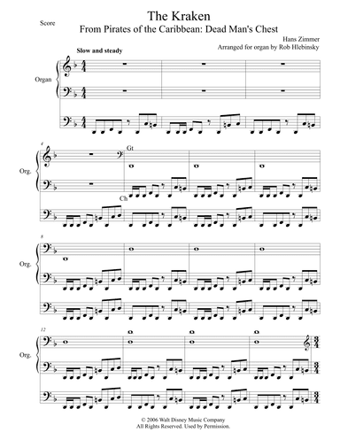 The Kraken (arr. Rob Hlebinsky)