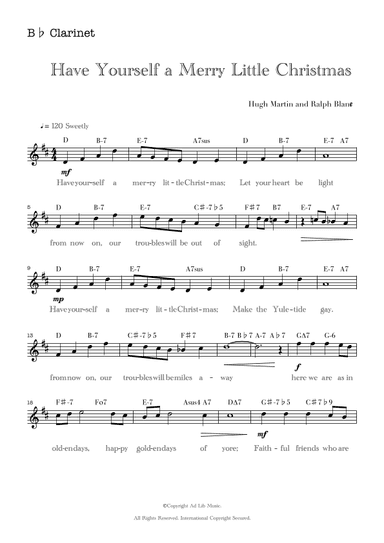 Have Yourself A Merry Little Christmas (arr. Music Ad Lib)
