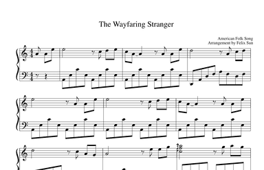The Wayfaring Stranger (piano solo) (arr. Felix Sun)