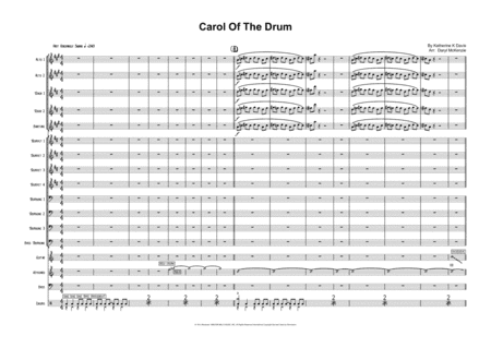 Carol Of The Drum (arr. Daryl McKenzie)