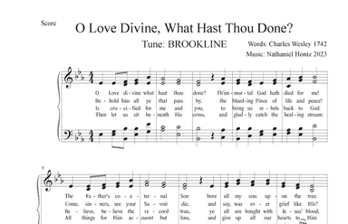 O Love Divine, What Hast Thou Done?
