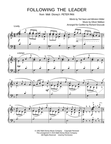 Following The Leader (arr. Richard Giszczak)
