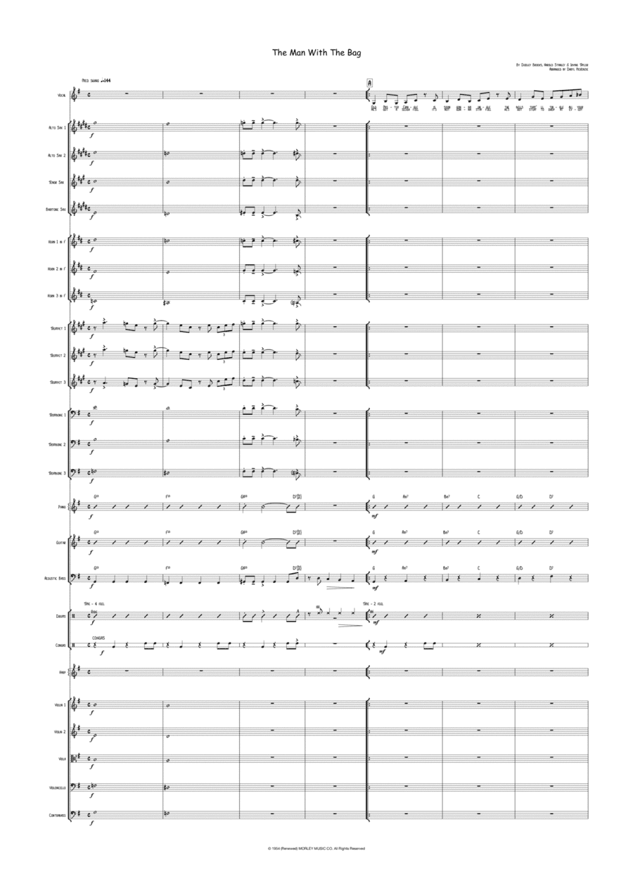 (everybody's Waitin' For) The Man With The Bag (arr. Daryl McKenzie)