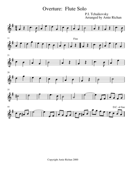 The Flutist's Nutcracker (arr. Amie Richan)