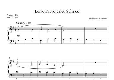 Leise Rieselt der Schnee (arr. Martin Neill)