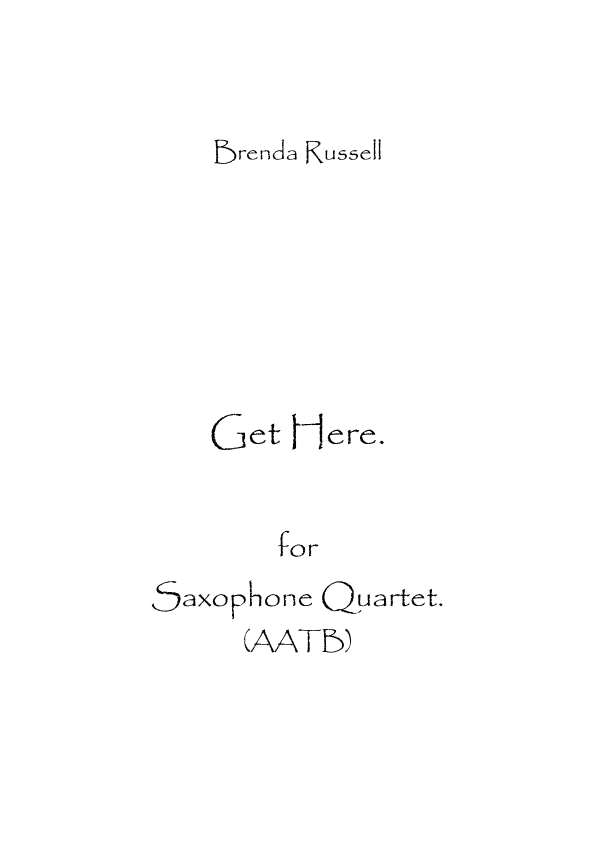 Get Here (arr. Spencer Bundy)