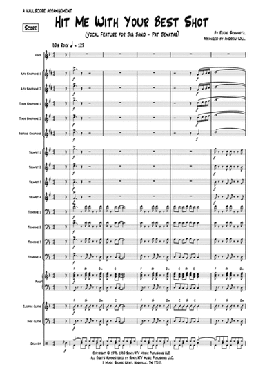 Hit Me With Your Best Shot (arr. Andrew Will)