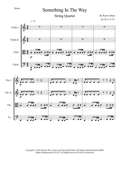 Something In The Way (arr. José angel Ortiz ramirez)