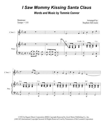 I Saw Mommy Kissing Santa Claus (arr. Stephen DeCesare)