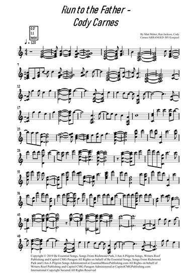 Run To The Father (arr. BY EZEQUIEL EDIÇÕES)