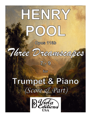 Opus 116b, Three Dreamscapes for Trumpet & Piano (7-9) (Score & Part)