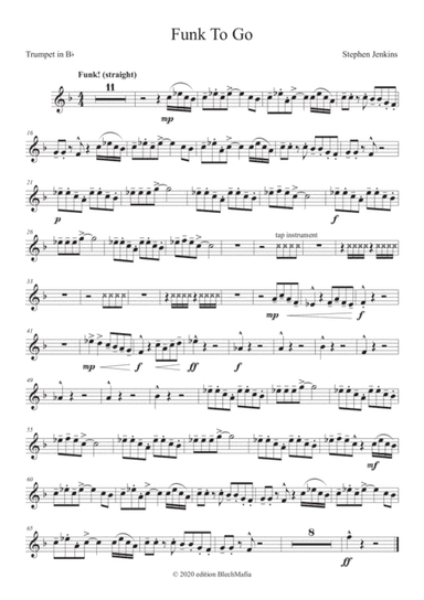 Funk To Go for Trumpet and Piano
