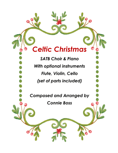 Celtic Christmas SATB and piano with optional instruments