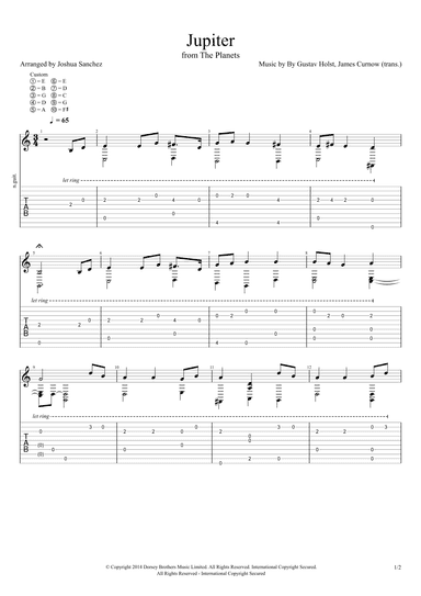 Jupiter: The Bringer Of Jollity (arr. Joshua Sanchez)